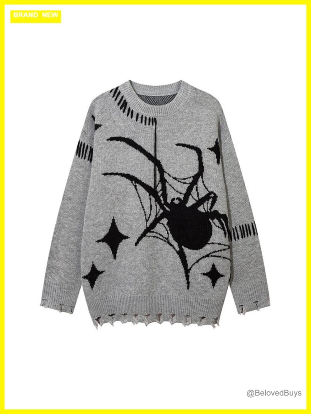 Y2K Crewneck Graphic Pullover Sweater Aesthetic Vintage Style